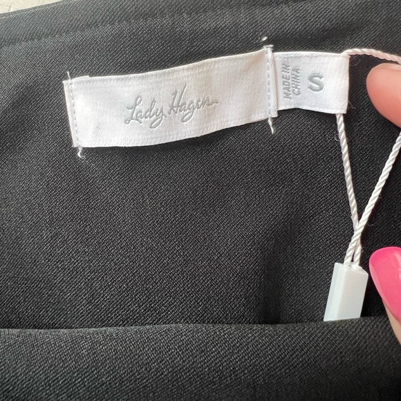 NWT Lady Hagen Women’s Sculpt 7” Stretch Waist Golf Shorts in Black size Small - Picture 5 of 6